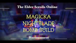 ESO Magicka Nightblade PvP Bomb Build & Gameplay | Elder Scrolls Online Harrowstorm