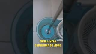 COMO LIMPAR TELHADO DE VIDRO com MOP #shorts Meu canal na Real