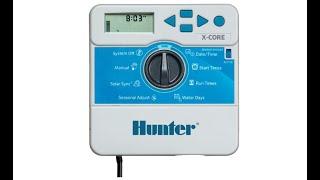 Hunter Sprinkler XC600i X-Core 6-Station Indoor Controller Timer 6 Zone,Black,Small - Overview