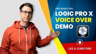 Record A Voice Over using Logic Pro X - Mix your voice over like a pro