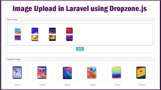 Image Upload in Laravel using Dropzone.js