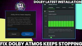 Fix Dolby Atmos Keeps Stopping||Dolby Atmos Installation [MIUI + ANDROID 11]