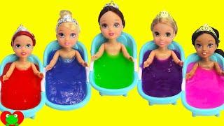 Princess Slime Bath Surprises LEARN Colors