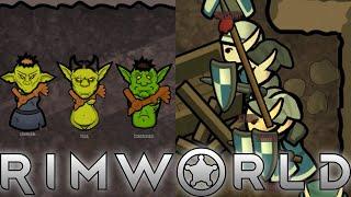 GOBLINS & ELVES IN RIMWORLD! | Rimworld Dwarf Fortress Colony Part 2