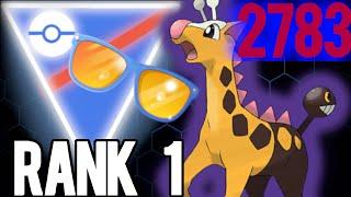 Hitting *RANK 1* with Shadow Girafirig in Summer Cup | Pokémon GO Battle League