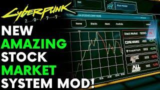 Cyberpunk 2077 - New Amazing Fully Useable Stock Market System Mod!