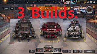 Crossout: 3 Very Different Builds.