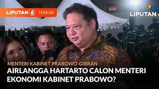 Menko Perekonomian Airlangga Hartarto Jadi Calon Menteri Ekonomi di Kabinet Prabowo Gibran?