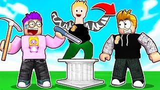 Can We Spend $100,000 In ROBLOX STARVING BUILDERS!? (CRAZIEST ART EVER!)