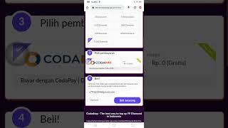 jangan sampai bocil tau ,cara topup ff di codashop tanpa menbayar