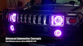 Hummer H2 ORACLE ColorSHIFT Halo Installation by Advanced Automotive Concepts