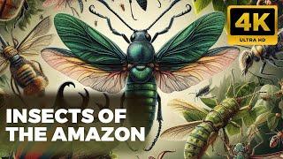 Insects of the Amazon Rainforest | Jungle | Forest | 4K ULTRA HD