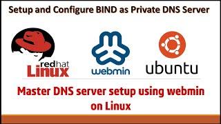 Master Bind DNS on Webmin: Step-by-Step Guide for Linux, || Red Hat & Ubuntu || #dnsserver #ubuntu