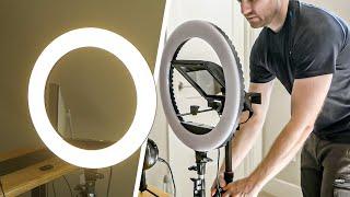 The Eoto 18IN Ring Light Is Huge and Bright