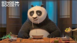 Kung Fu Panda | Po imitates Shifu - Dinner Scene | Family Movie