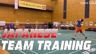 Japan National Team TRAINING Sections | Kento Momota, Nozomi Okuhara, Yuta Watanabe |