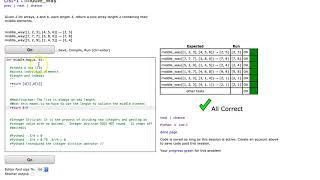 Codingbat - middle_way (Python)