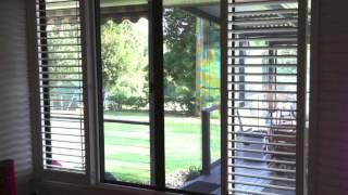 Creative Blinds & Awnings Plantation Shutters 4 panels with T Post Byron Bay