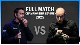 Ronnie O'Sullivan vs Chris Wakelin Full Match Championship League 2025 Snooker Highlights