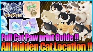 100% Cat Paw Collection!! with Hidden Cat Detect Quest Item!! [Ragnarok Origin Global]