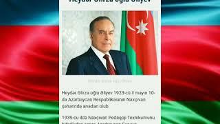 Ulu öndər HEYDƏR ƏLİYEV haqqında məlumat 