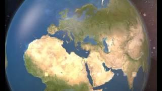 Земной шар, выделение континентов: инфографика