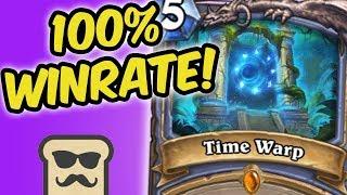 Top 100 LEGEND with 100% Winrate! | QUEST MAGE | DISGUISED TOAST | HEARTHSTONE | THE WITCHWOOD