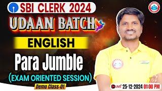 SBI Clerk 2024-25 | Para Jumble for SBI Clerk English | SBI Clerk English Demo 01 | by RK Mehto Sir