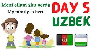 Learn Uzbek Daily - Day 5 - The People (Part 5 )