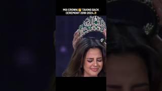 Crown taking back ceremony Miss grand international 2018-2024# missgrandinternational #shorts