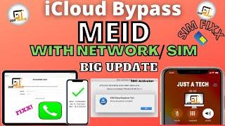 MEID + Sim/Calls/Network| iCloud Bypass MEID With SIM Call Restart  Fix iOS 14.5.1/12.5.3/MEID Tool