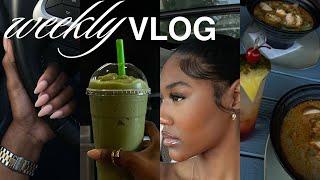 VLOG | I’m just a girl, come to my appointments w/ me, new nails, girl dinner at umami etc.