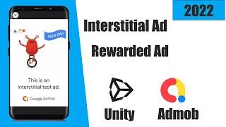 Admob Interstitial AD,Rewarded AD, RewardedIntersitial AD Tutorial in Unity || show ads in game 2022