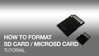 [Preparation before sound and video recording] How to format SD card/microSD card