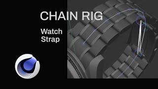 Chain strap rigging in Cinema 4D