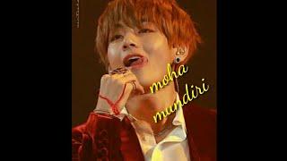 Moha mundiri //taehyung malayalam whatsapp status//hot edit #bangtanfm