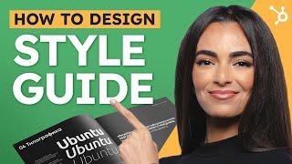 How To Create Brand Style Guides Like A Pro (FREE TEMPLATE)