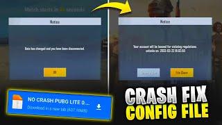 Pubg Mobile Lite Crash Problem fix  Pubg Lite All Player I'd Ban In 0.24.0 I Pubg Lite New Update
