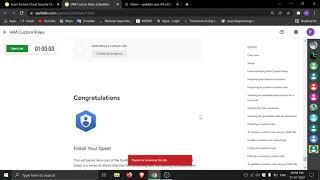 IAM Custom Roles GSP190 Qwiklabs | Google Cloud