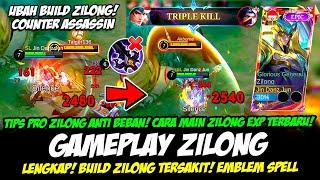 TIPS PRO ZILONG TERBARU + CARA MAIN ZILONG EXP LANEBUILD ZILONG TERSAKITGAMEPLAY ZILONG TOP GLOBAL