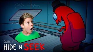 *NEW MODE* HIDE N SEEK in AMONG US! Prezley