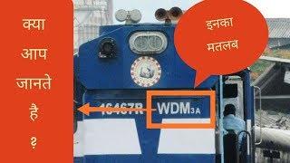 Know the meaning of #WDG3A on Locomotive