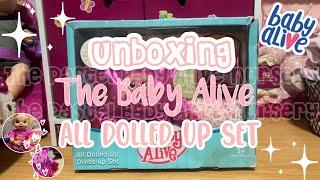 Unboxing The Baby Alive All Dolled Up Set!