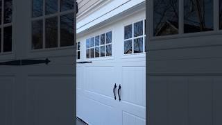 Our garage door reveal with @doorsystemsna #assaabloy #doorsystems