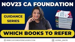 Study material for CA Foundation November 2023 | CA Foundation Classes | Agrika Khatri