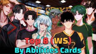 The Spike Volleyball !! 3x3 !! Top 8 Wing Spiker By Abilities Cards !! The Spike 4.3.1