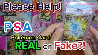 PSA Pokémon Card Real or Fake?!