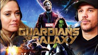 GUARDIANS OF GALAXY REACTION! ( ENDING) + MOVIE REVIEW | First Time Watching