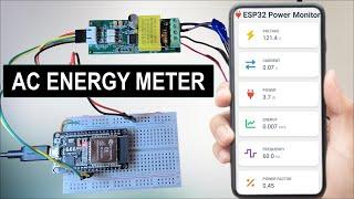 Build an IoT AC Energy Meter with PZEM-004T & ESP32 | Real-Time Web Dashboard