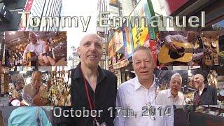 Tommy Emmanuel talks guitars with Jason McNamara in Tokyo